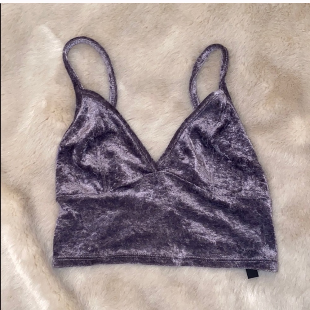 Out From Under Velvet Bralette
